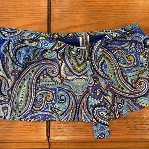 Tommy Bahama Multicolor Paisley Swim Skirt
